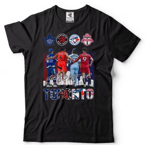 Guerrero Toronto Blue Jays Matthews Toronto Maple Leafs Barnes Toronto Raptors Jiménez Toronto FC Signatures Shirt