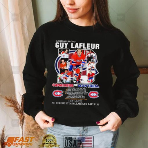 Guy Lafleur Montreal Canadiens 1951 2022 memories T Shirt