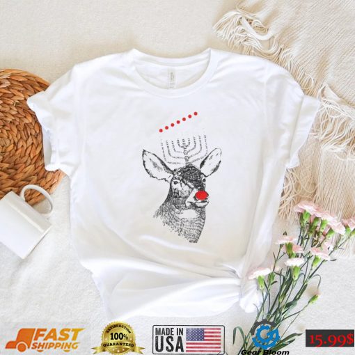 Hanukkah Deer art shirt