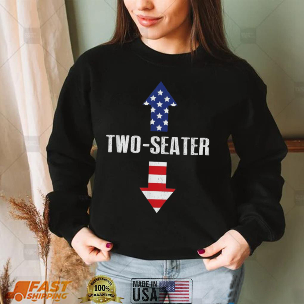 Hoodie Two Seater Arrow 4th of July USA flag 2021 Shirt