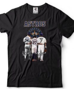 Houston Astros Ryan 34 Altuve 27 Biggio 7 Signatures t shirt