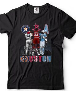 Houston Sport Nolan Ryan’s Hakeem Olajuwon And Earl Campbell Signatures Shirt