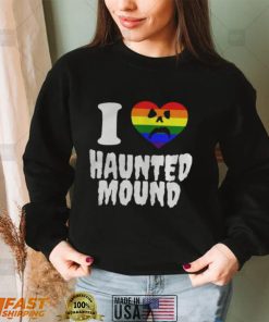 I Lgbt Heart Haunted Mound Shirts