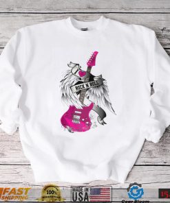 I Love Rock And Roll Guitar Angel Wings T Shirt