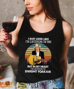 I May Look Like Im Listening To Dwight Yoakam Vintage Essential T Shirt