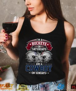 I’m A Ohio State Buckeyes On Saturdays And A Dallas Cowboy On Sundays Shirt