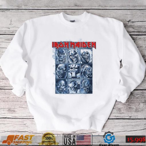 Iron Maiden Nine Eddies T Shirt, Iron Maiden Eddie Shirt,