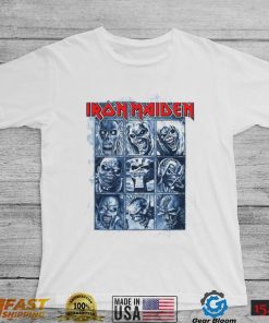 Iron Maiden Nine Eddies T Shirt, Iron Maiden Eddie Shirt,