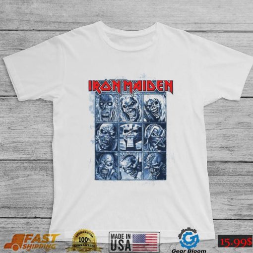 Iron Maiden Nine Eddies T Shirt, Iron Maiden Eddie Shirt,