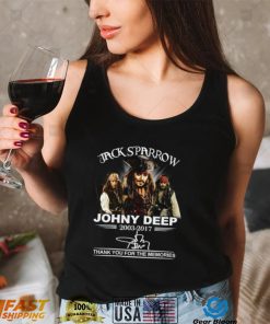 Jack Sparrow 2003 2017 Johnny Depp t Shirt