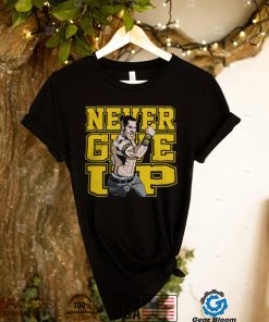 John Cena Merch Never Give Up Shirt