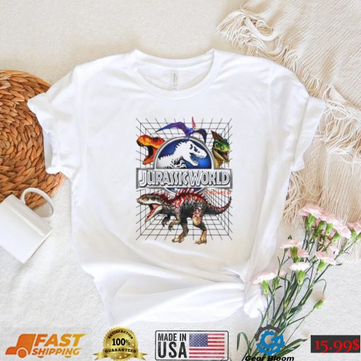 Jurassic World Evolved Dino Grid shirt