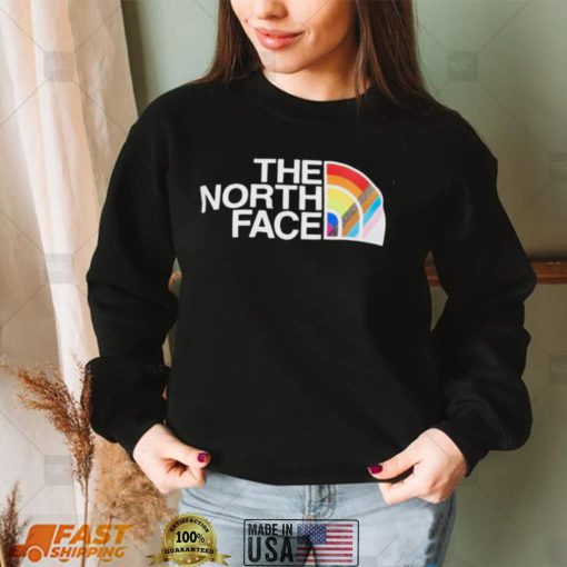 LGBT The North Face Pride logo shirt