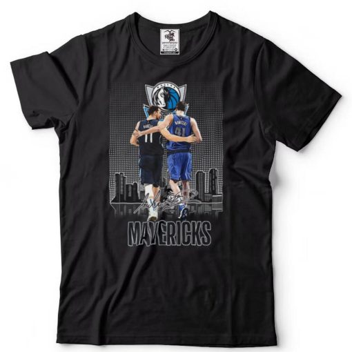 Luka Doncic #77 Dirk Nowitzki #41 Dallas Mavericks t shirt