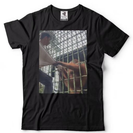 Man Gets Too Close To Orangutan’s Enclosure At A Zoo Shirt.