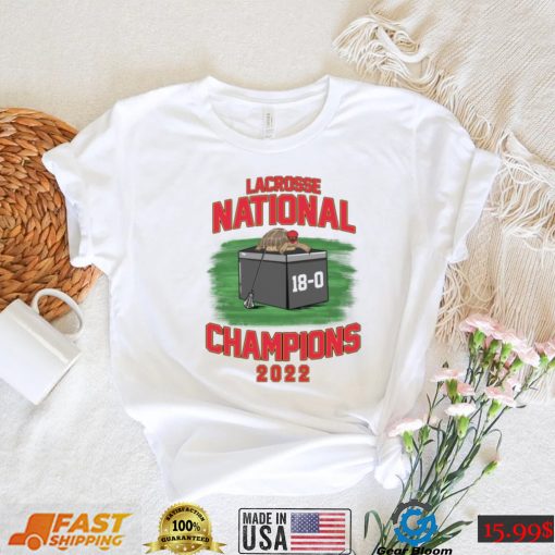 Maryland Terrapins Lacrosse National 18 0 Champions 2022 Shirt