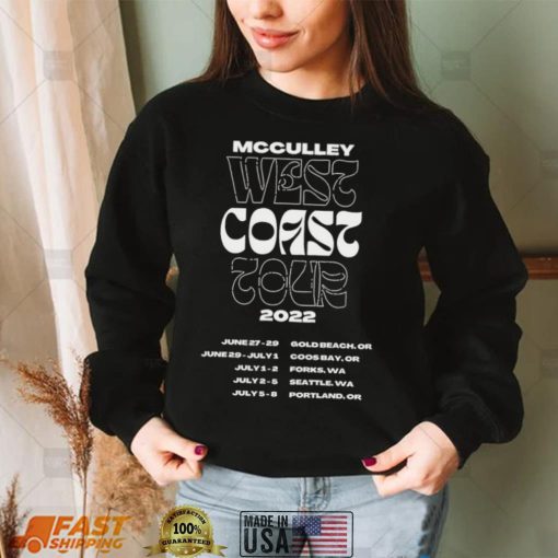 Men’s McCulley West Coast tour 2022 shirt