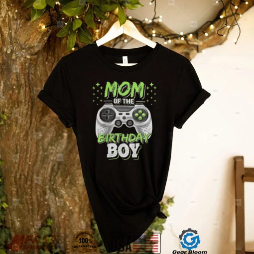 Mom of the Birthday Boy Matching Video Gamer Birthday Party T Shirt