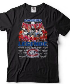 Montreal Canadiens Legends signatures t shirts