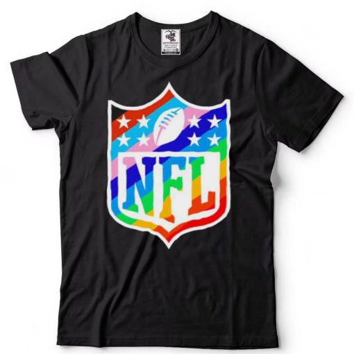 NFL Shield LGBT Pride logo shirt