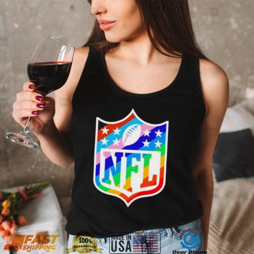 NFL Shield LGBT Pride logo shirt