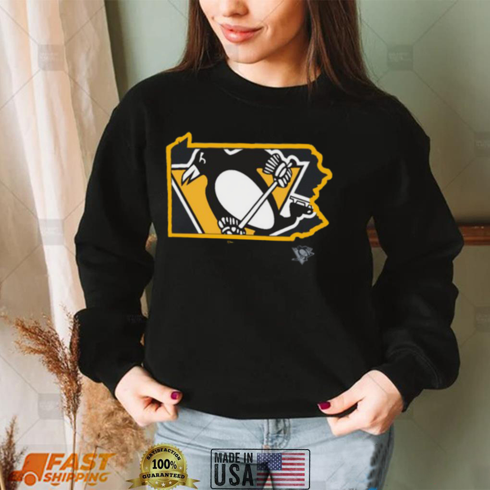 NHL Pittsburgh Penguins Fanatics Hometown Collection Keystone Tri Blend T Shirt