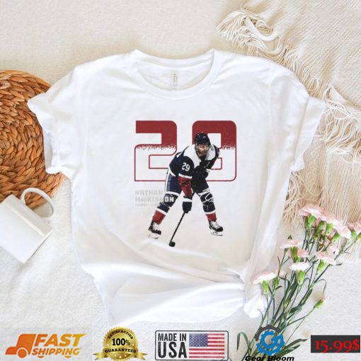 Nathan MacKinnon Colorado Outline shirt