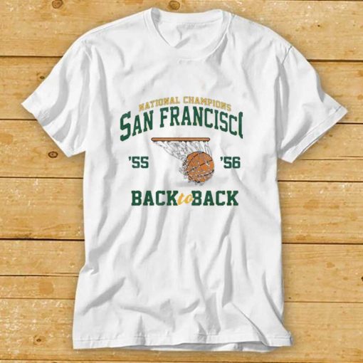 National Champions San Francisco 55 56 Back to Back Shirt 2