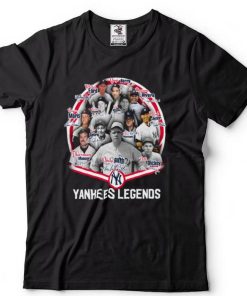New York Yankees legends signatures shirts
