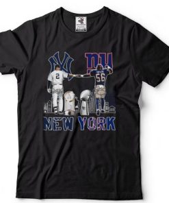 New York YankeesDerek Jeter #2_New York Giants Lawrence Taylor #56 t shirt