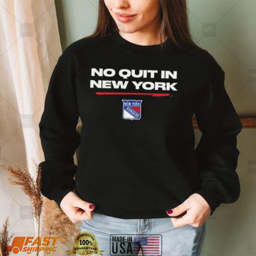 No Quit In New Your Rangers Women T Shirt