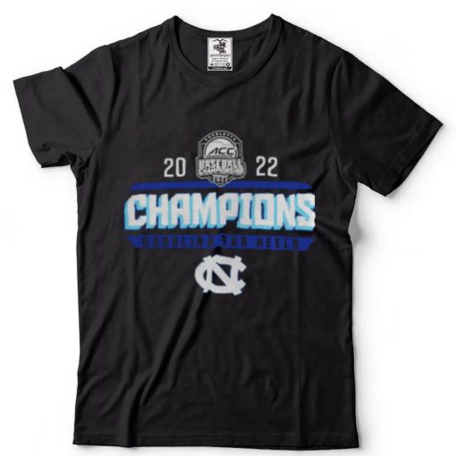 North Carolina Tar Heels 2022 ACC Baseball Conference Tournament Champions shirts