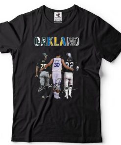 Oakland Barry Zito Stephen Curry Allen signatures shirt