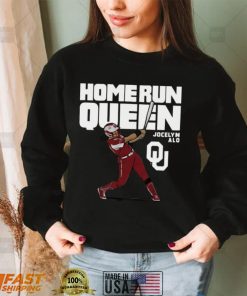 Oklahoma Softball Jocelyn Alo Home Run Queen Shirt