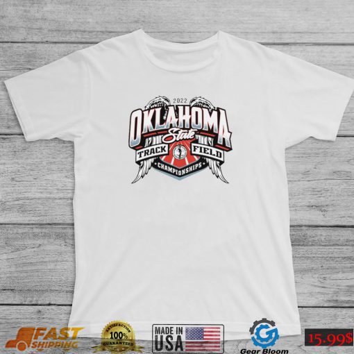 Oklahoma State 2022 Championship Track and Field logo T shirt