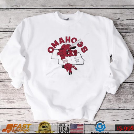 Omahogs Arkansas Razorbacks Baseball T Shirt