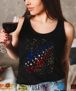 Patriotic stars with gold dust celebrate shirt
