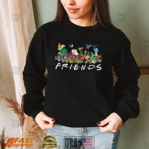 Pokemon Characters Friends Shirt
