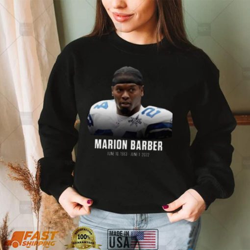 RIP Marion Barber III 1983 2022 Thank You For The Memories T Shirt