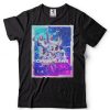 Spaceship Rocket launch synth wave Board game clothing Shirts