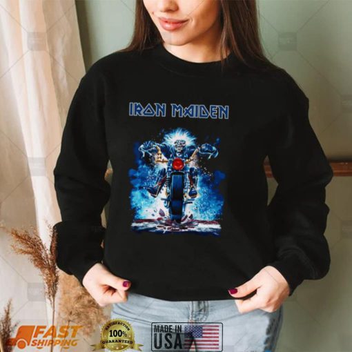 Skeleton Motobike Iron Iron Maiden Band Unisex Sweatshirt