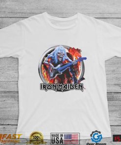 Skeleton With Guitar Iron Maiden Band Unisex T Shirt