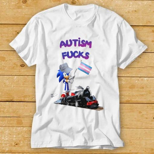 Sonic Autism Fucks On Train Shirt