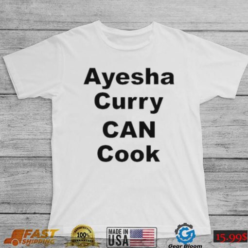 Stephen Curry Wears Ayesha Curry Can Cook T Shirt
