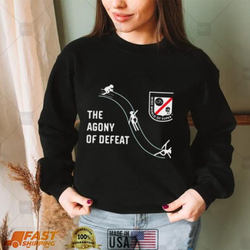 Super 70S Sports Merch The Agony Of Defeat Shirt
