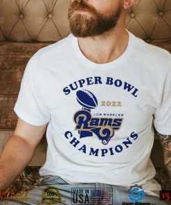 Super Bowl 2022 Los Angeles Rams Champion logo T shirt