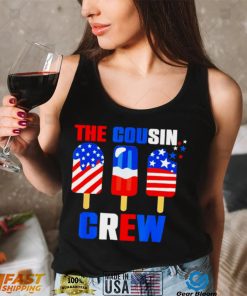 The Cousin Crew 4th Of July Us Flag Popsicle T Shirt
