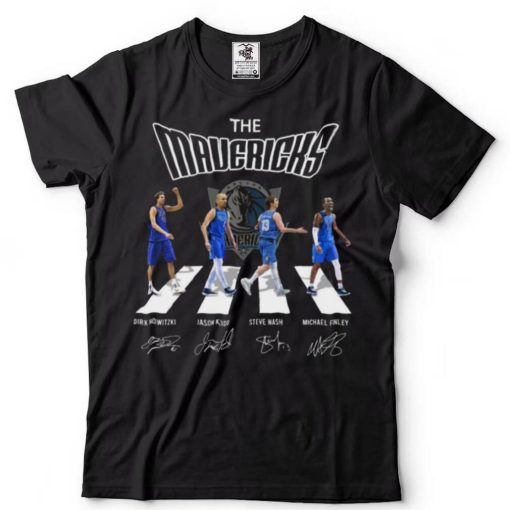 The Mavericks Abbey Road The Beatles X Dallas Mavericks Shirt