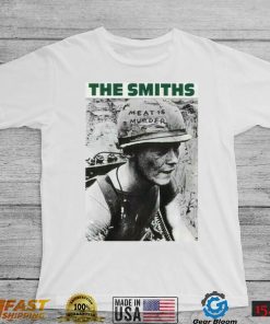 The Smiths Meat Is Murder Morrissey Unisex Vintage White Cotton T Shirt