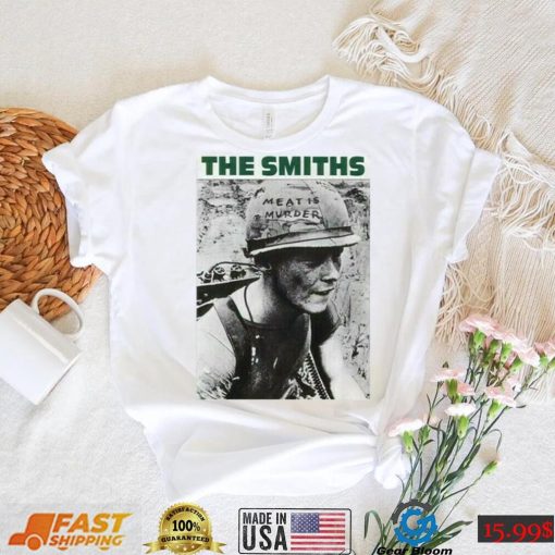 The Smiths Meat Is Murder Morrissey Unisex Vintage White Cotton T Shirt